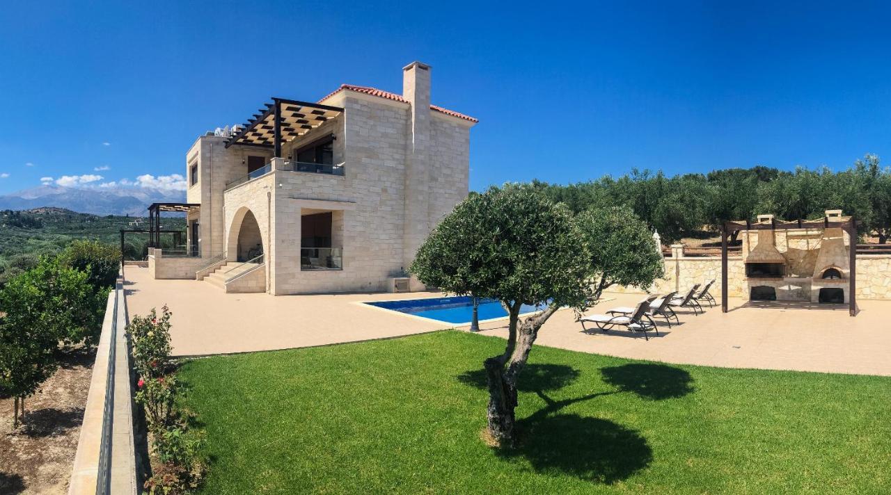 Levanda Luxury Stone Villa Kalyves Exterior photo